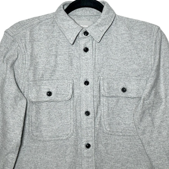 NEW Everlane The Heavyweight Overshirt Uniform in Heathered Grey, Size XS - Picture 6 of 12